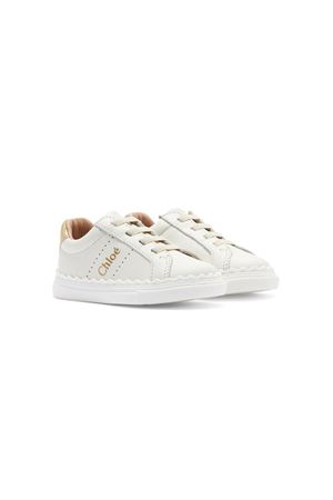 sneakers in pelle bianco CHLOE' KIDS | C20319117